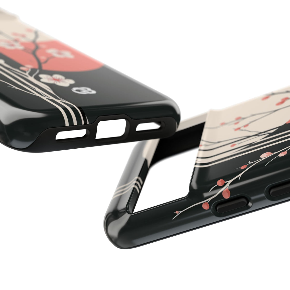 Nocturne Sakura Branch · Tough Phone Case for Pixel ·  Black