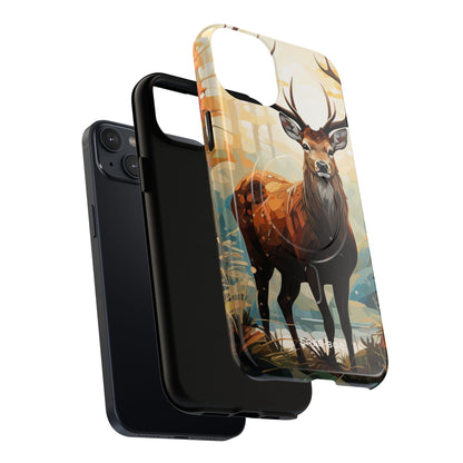 Glowing Stag iPhone 14 Plus Case - Tough+ - CASE•BOB