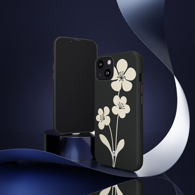 Nordic Blossom · Tough Phone Case for iPhone · Black
