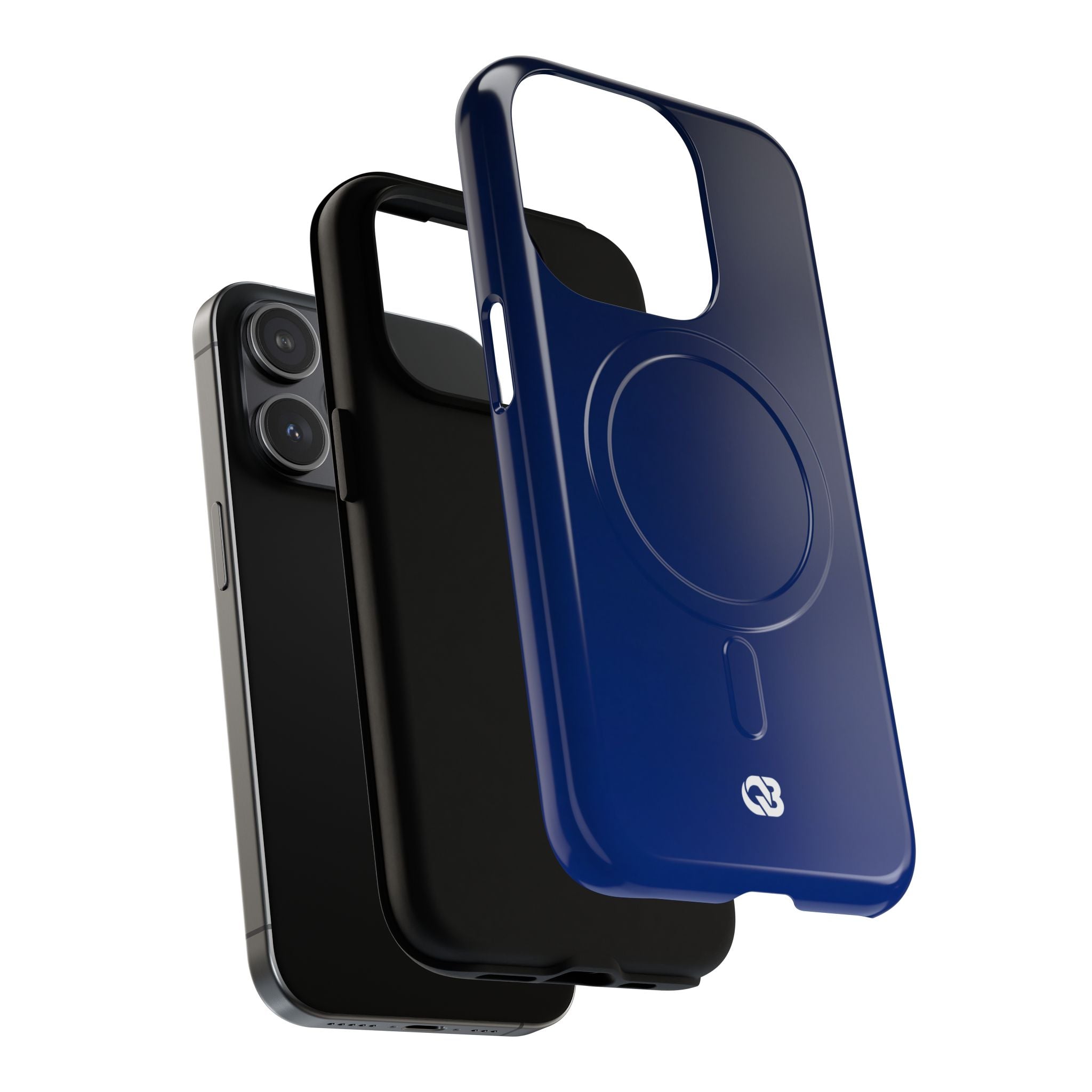 Blue Tough 2.0 Magsafe Phone Case for iPhone - Midnight Cobalt Fade