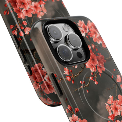 Dark Sakura Nocturne · Tough 2.0 Magnetic Phone Case for iPhone · Black