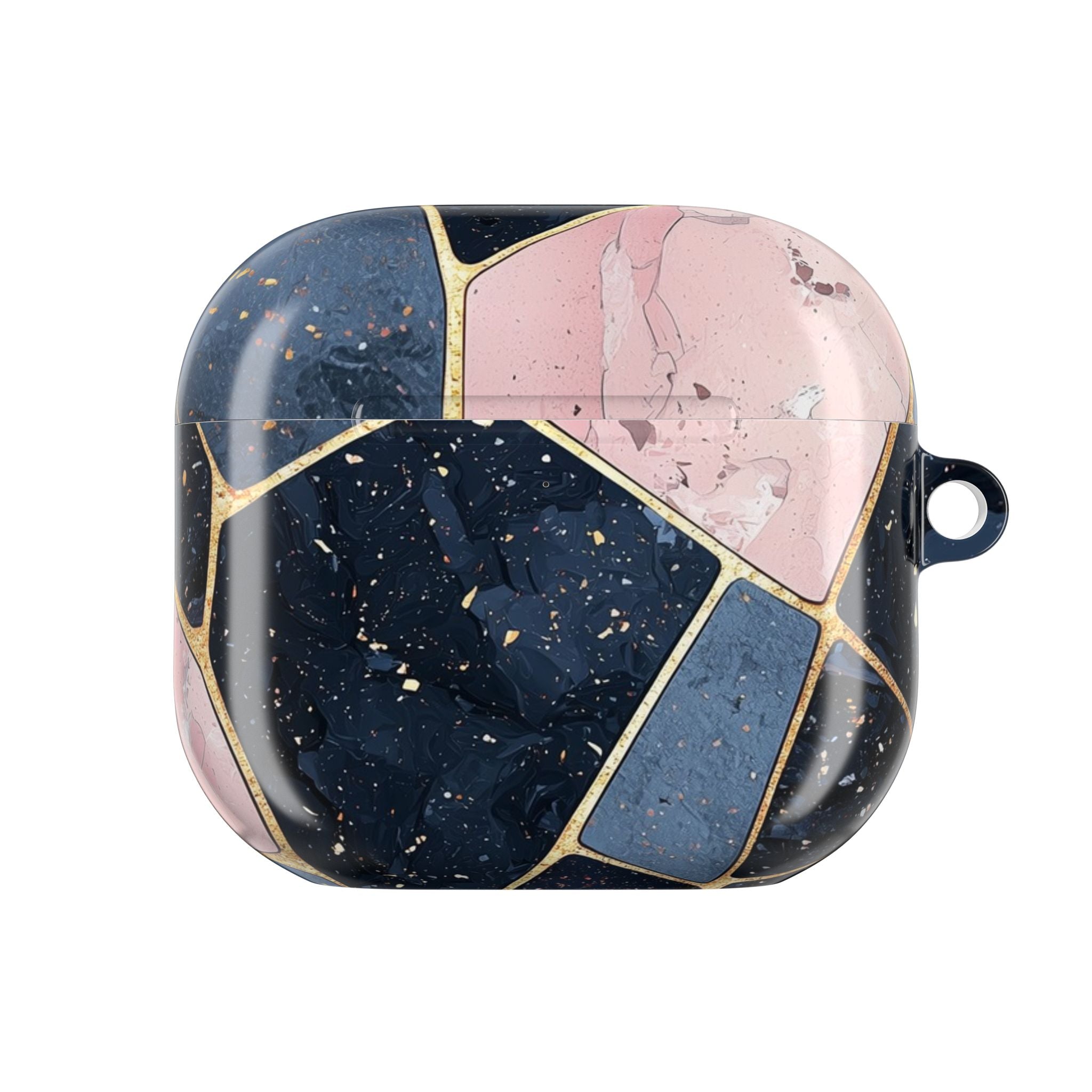 Golden Mosaic Navy - AirPods Cover