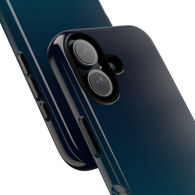 Teal Tough Phone Case for iPhone - Abyss Teal Haze