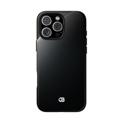 Black Tough Phone Case for iPhone - Obsidian Lunar Arch
