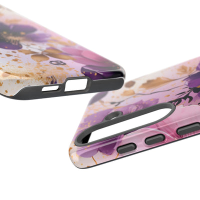 Gilded Violet Bloom · Tough Phone Case for Samsung