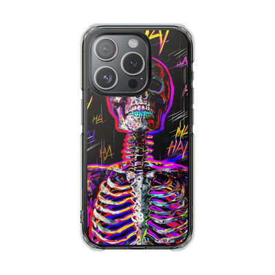 Neon Glitch Skeleton · Impact Custodia per iPhone · Magsafe
