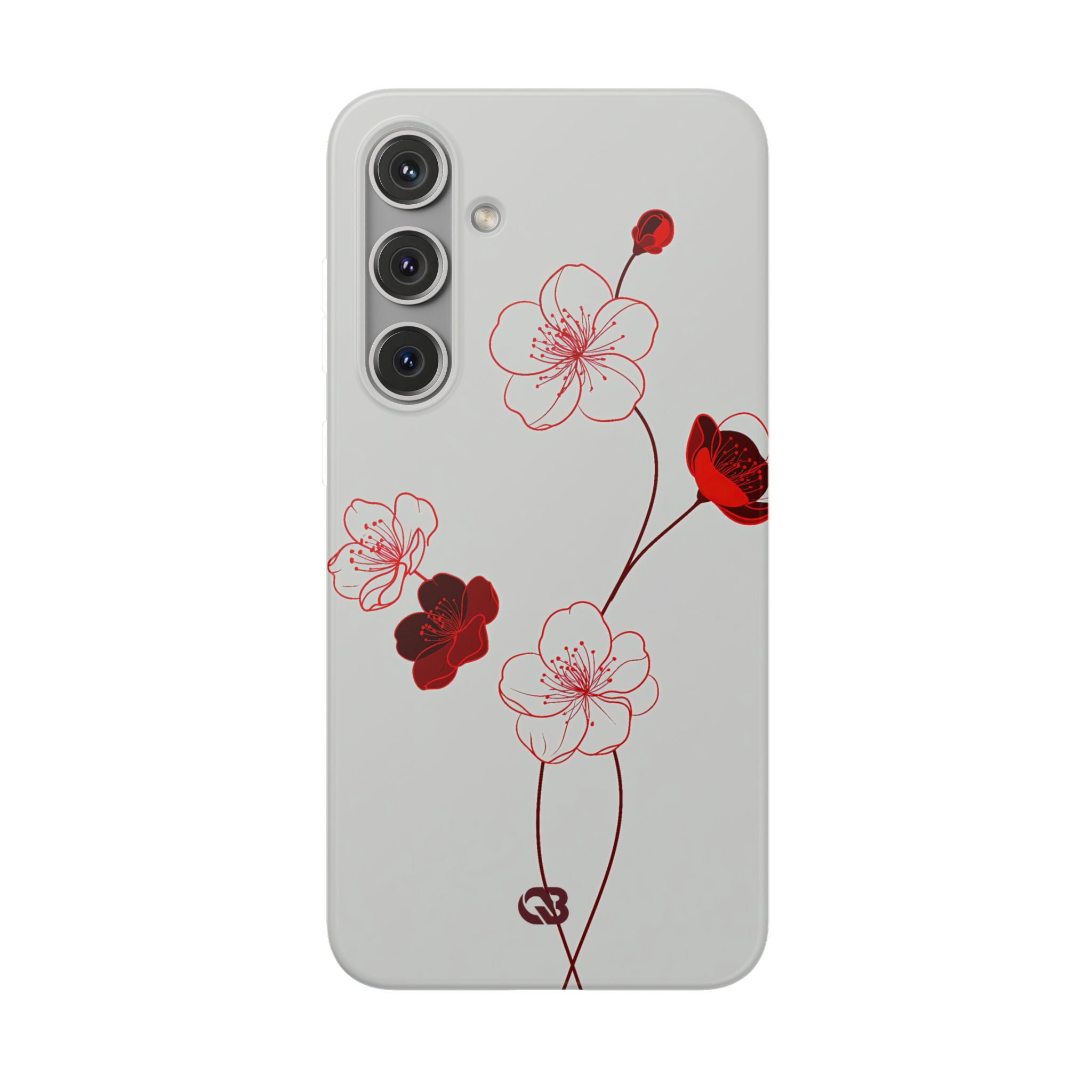 Red Lite Phone Case for Samsung - Kyoto Ember Bloom