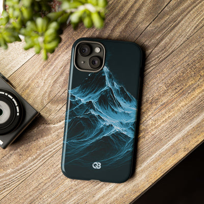 Nordic Frost Peak · Tough Phone Case for iPhone · Blue