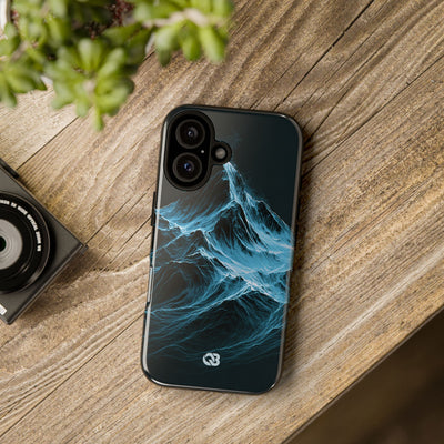 Nordic Frost Peak · Tough Phone Case for iPhone · Blue