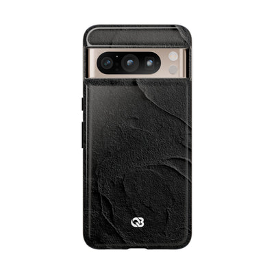 Obsidian Stucco Relief · Tough Phone Case for Pixel ·  Black
