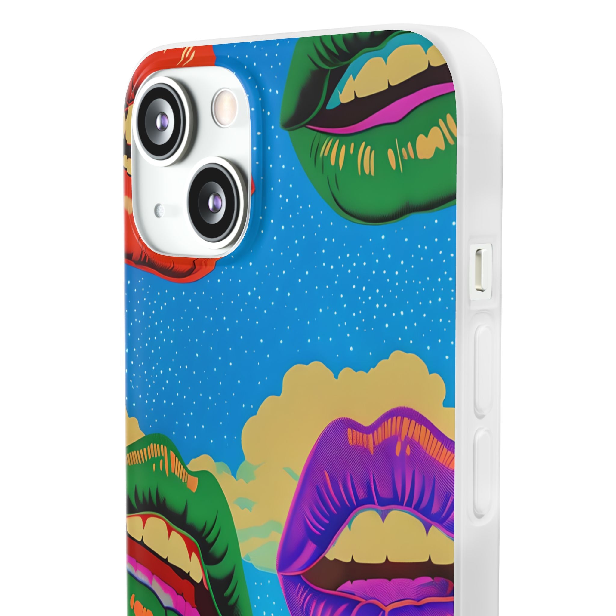 Bunte Lipscape iPhone 13 - Soft