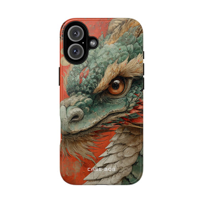 Emerald Dragonflare iPhone 16 Plus Case - Tough