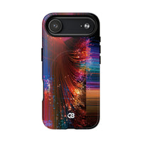 Black Tough 2.0 Magsafe Phone Case for iPhone - Cyber Optic Streak