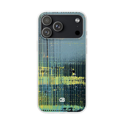 Acid Raster Circuit · Lite Phone Case for iPhone ·  Teal