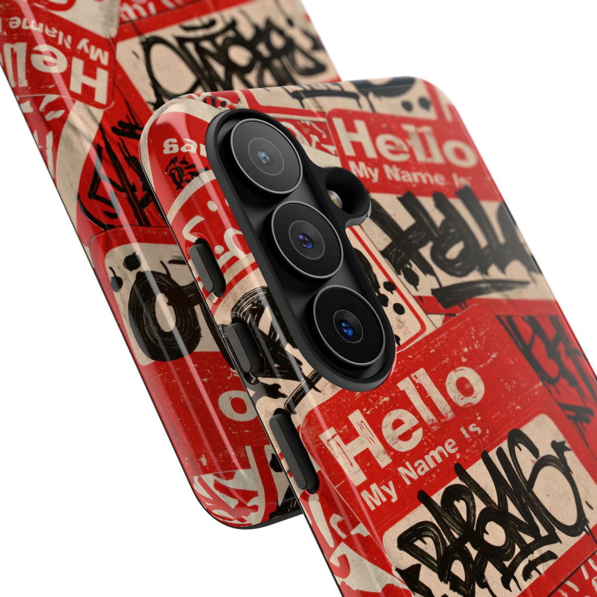 Slap Tag Collage · Tough Phone Case for Samsung · Red