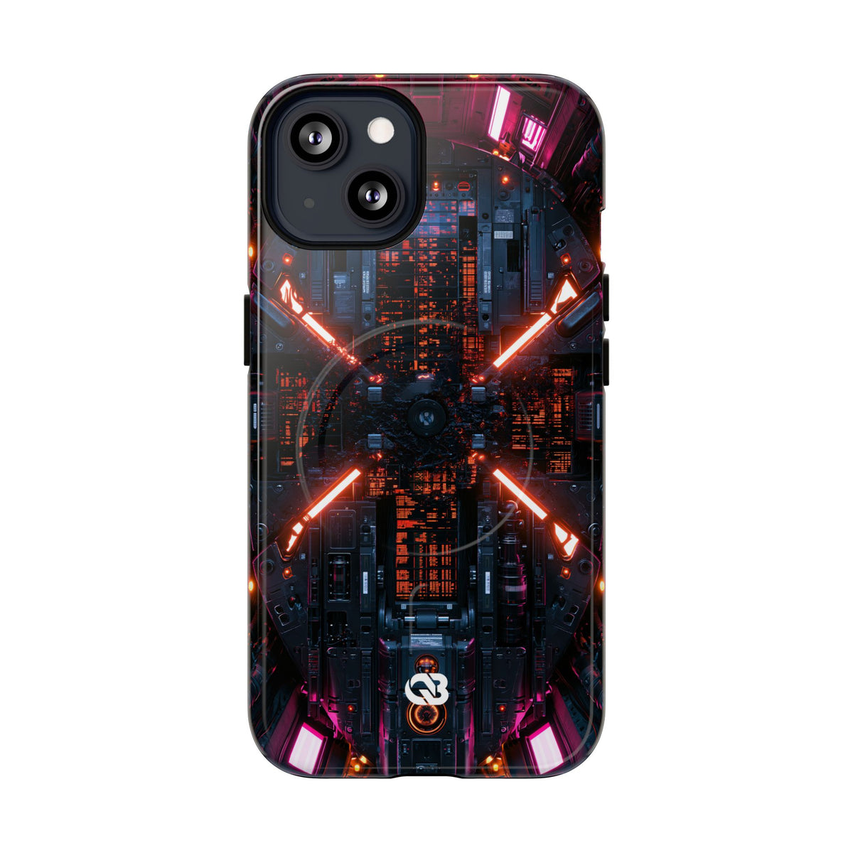 Cybernetic Reactor Core · Tough 2.0 Magnetic Phone Case for iPhone · Black