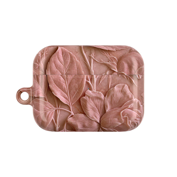 Blush Rose Relief · Hard Case for AirPods & AirPods Pro · Pink