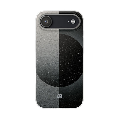 Black Lite Phone Case for iPhone - Lunar Static Orbit