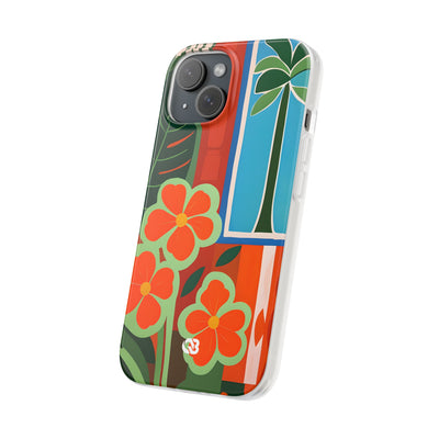 Vivid Jungle Collage · Soft Case dla iPhone