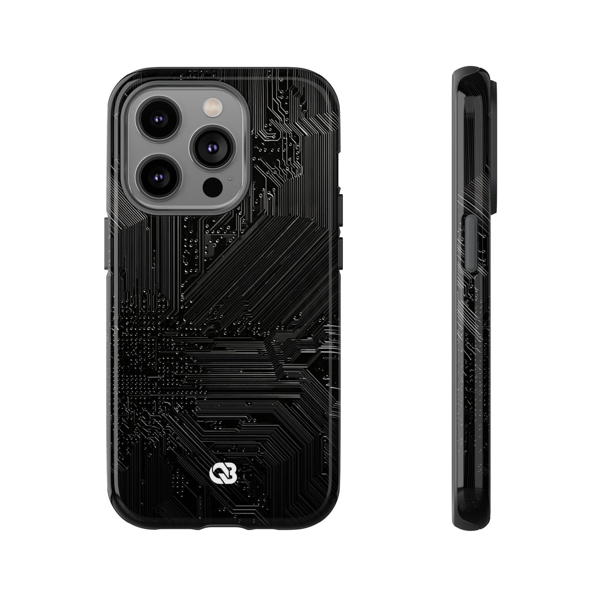 Obsidian Circuitry · Tough Phone Case for iPhone · Black