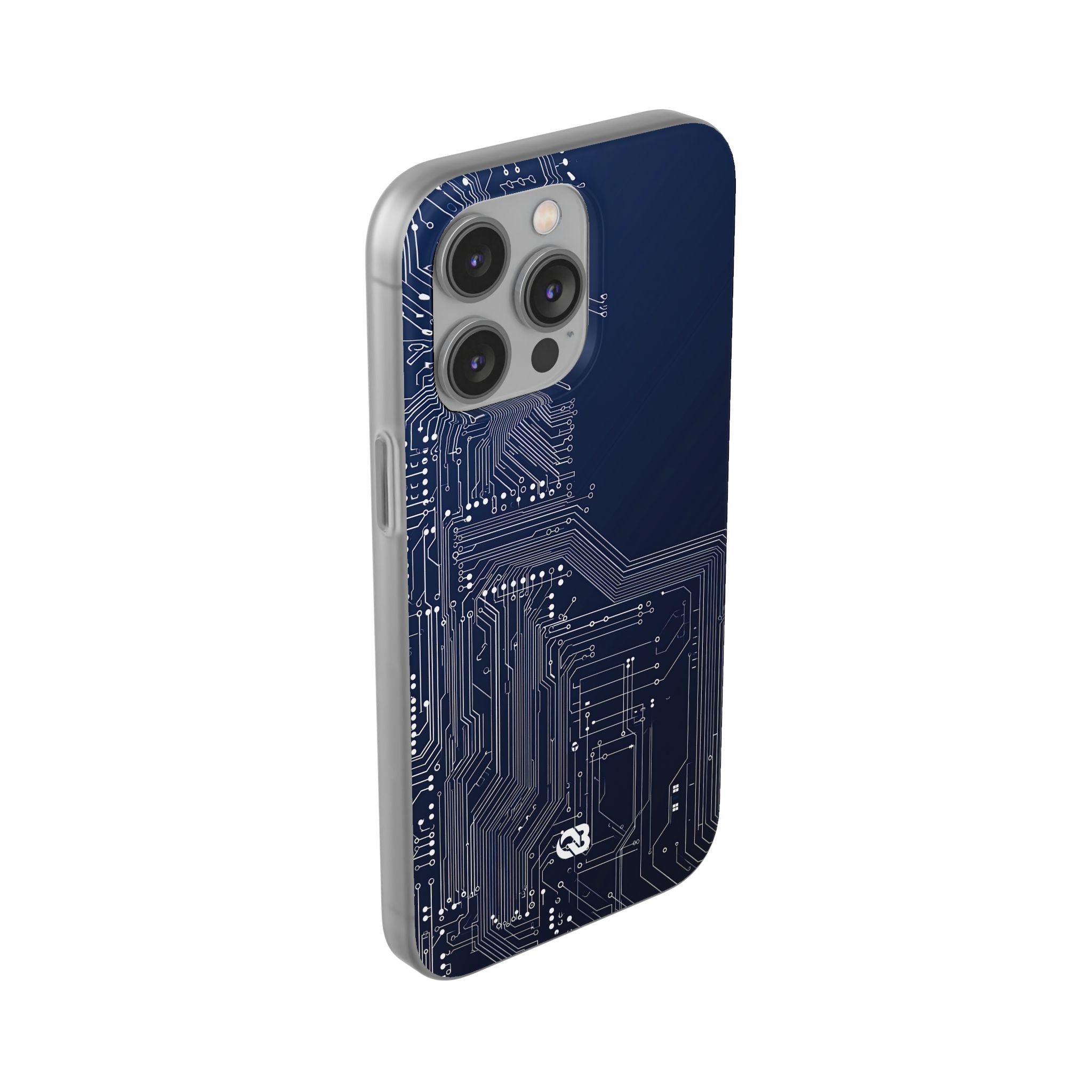 Blue Lite Phone Case for iPhone - Cobalt Data Stream