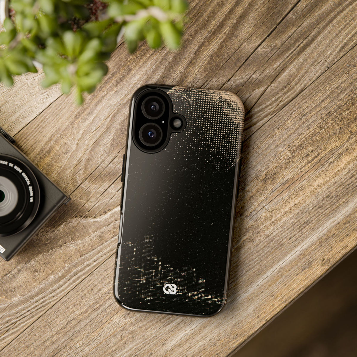 Lunar Metropolis Nocturne · Tough Phone Case for iPhone · Black