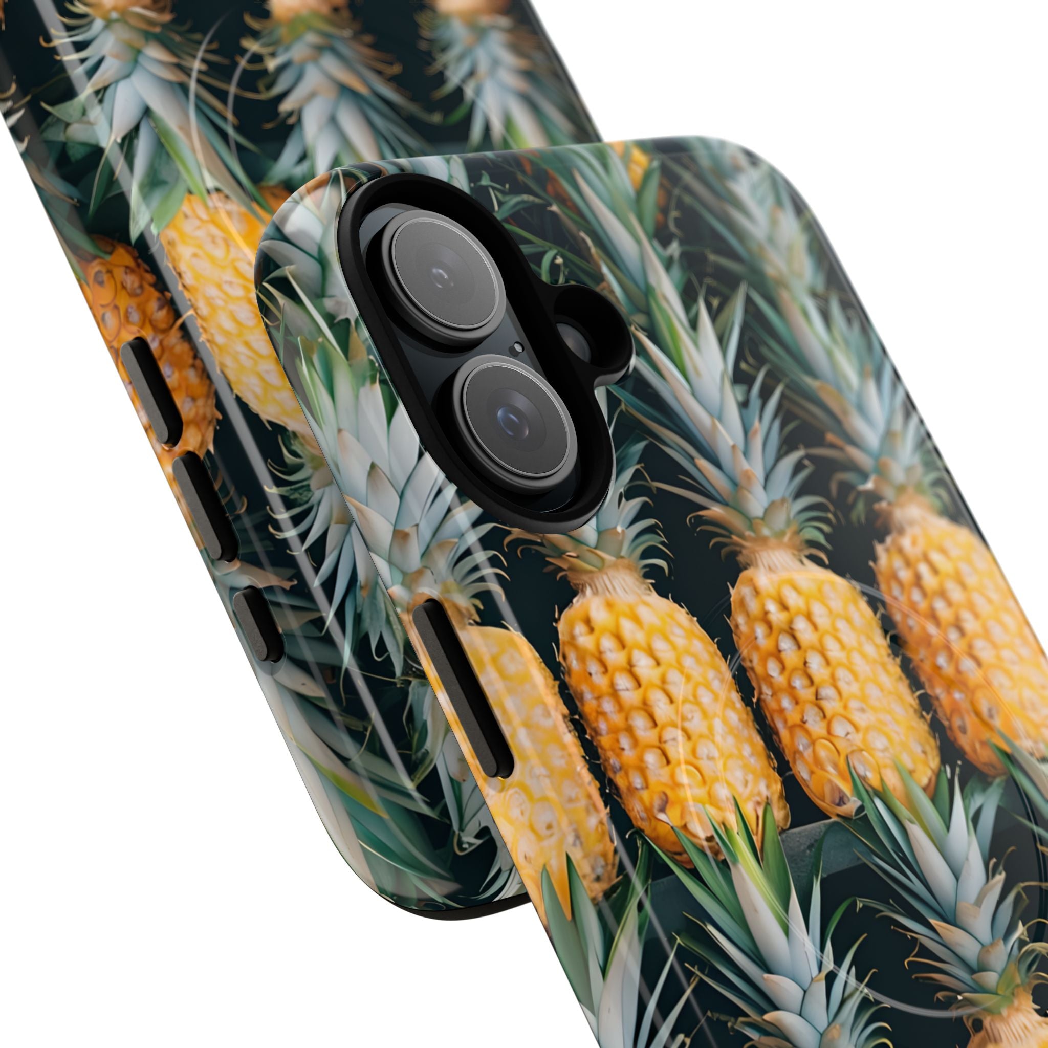 Lignes d'ananas dorés