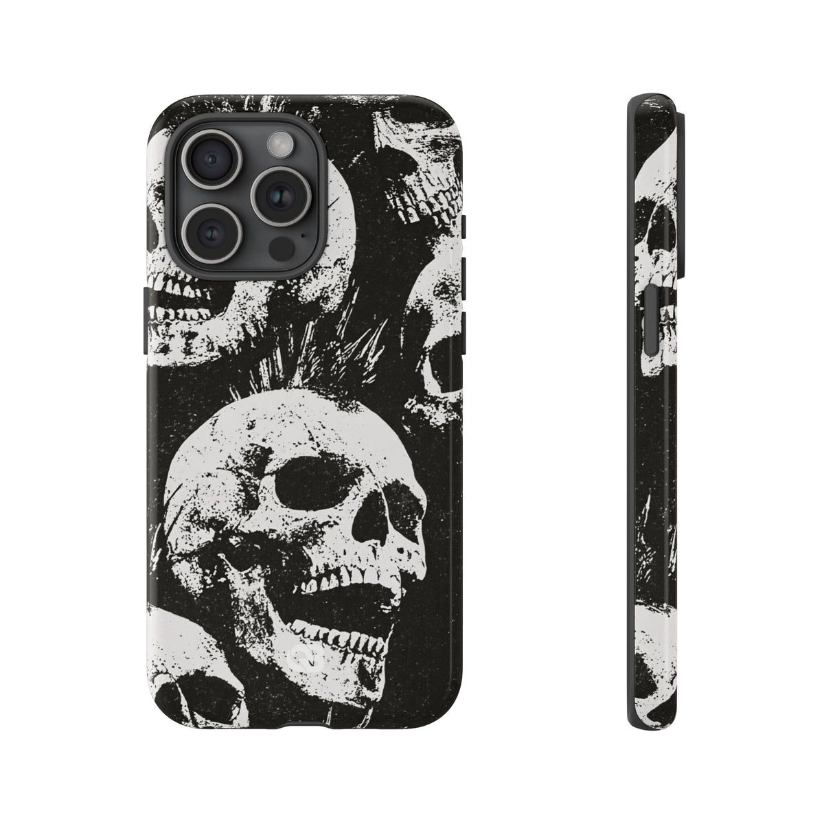 Punk Skull Riot · Tough Phone Case for iPhone · Black