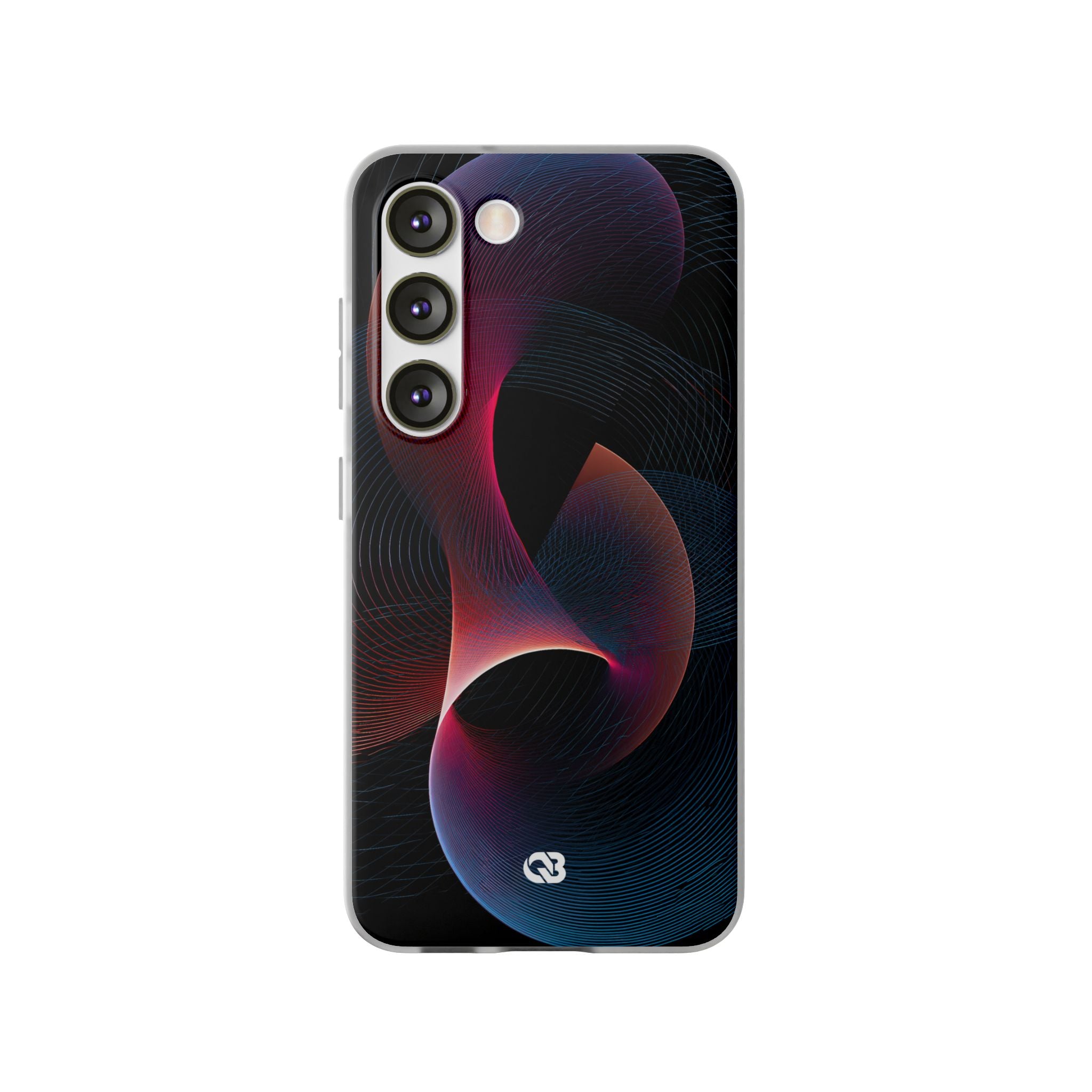 Black Lite Phone Case for Samsung - Cobalt Crimson Flux