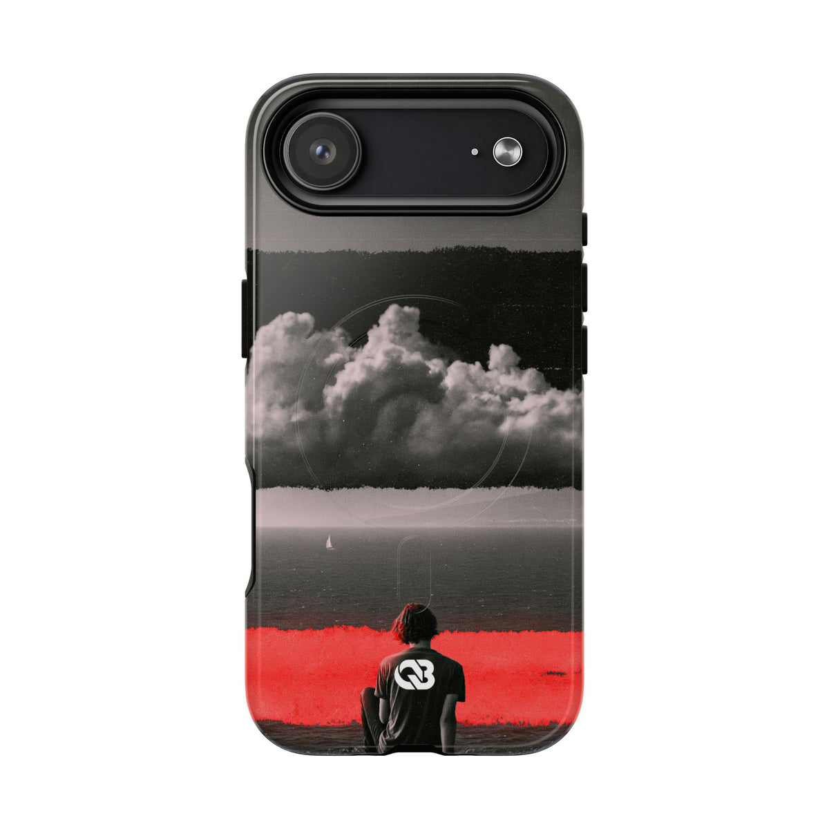 Crimson Horizon · Tough 2.0 Magnetic Phone Case for iPhone · Black