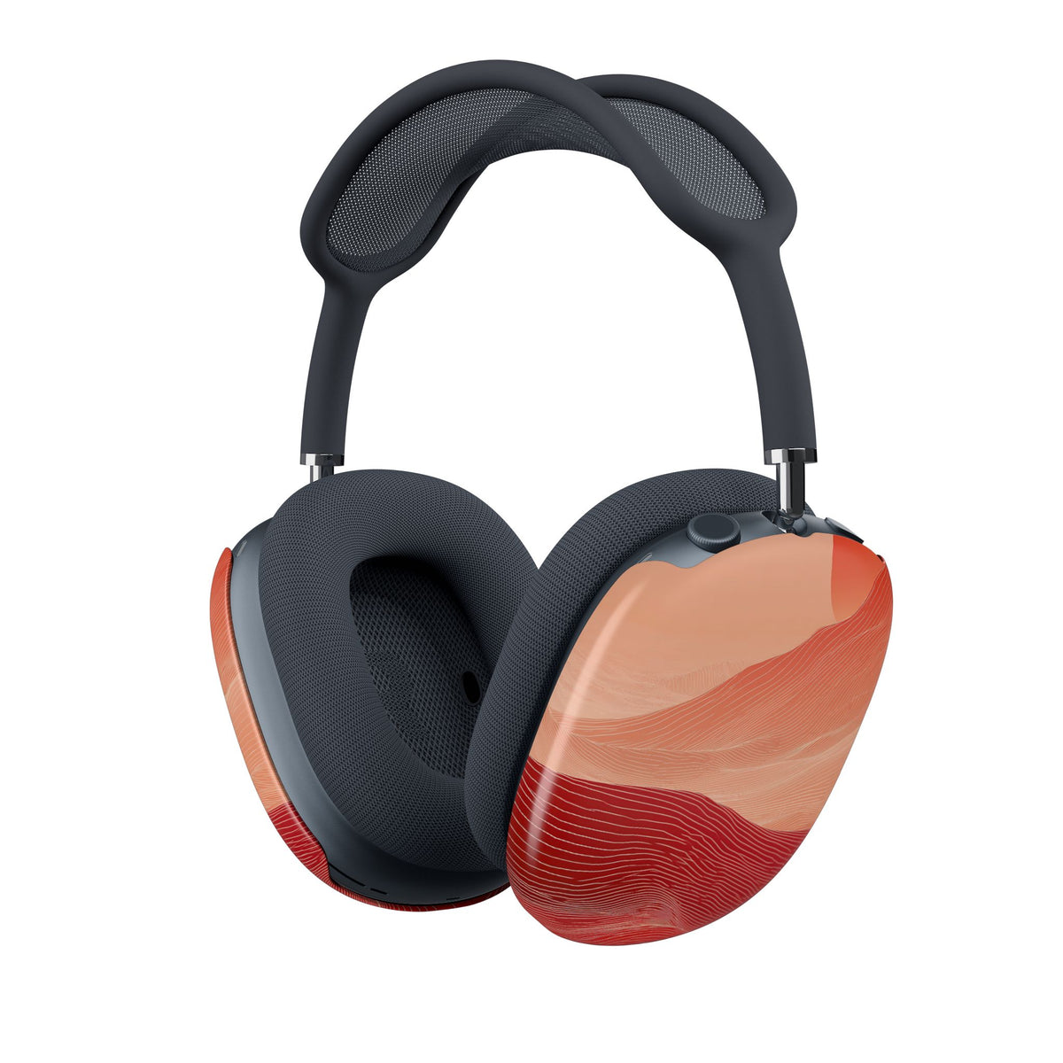Crimson Dune Horizon · Hard Case for AirPods Max · Red