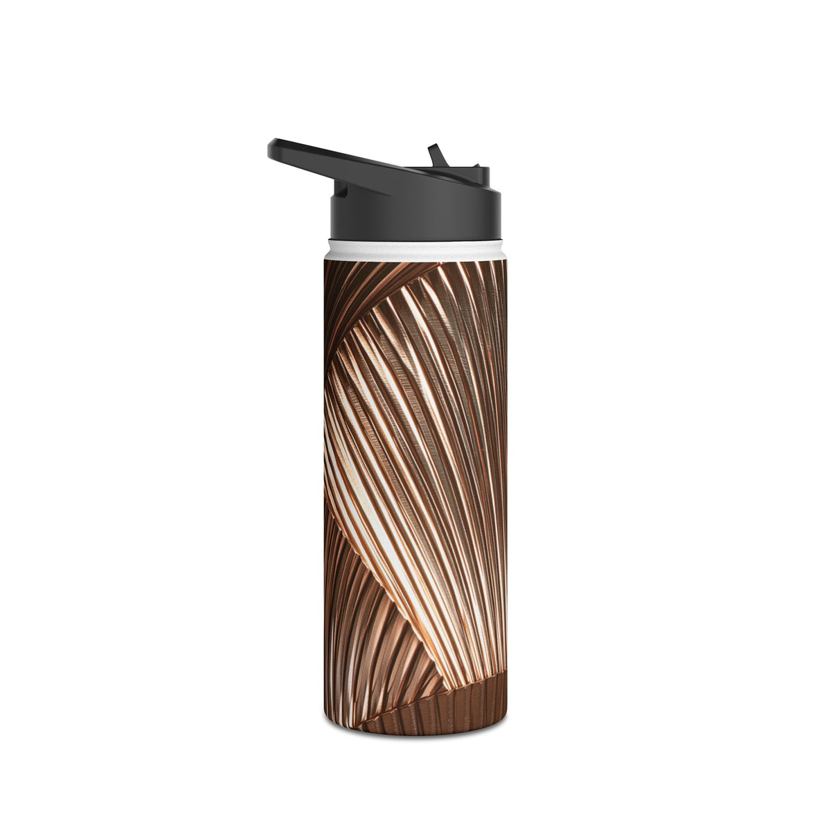 Rose Gilded Fan · Insulated Water Bottle · Gold