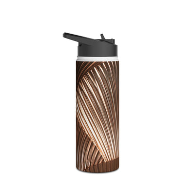 Rose Gilded Fan · Insulated Water Bottle · Gold