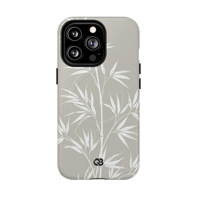 Serene Bamboo · Tough 2.0 Magnetic Phone Case for iPhone · Beige
