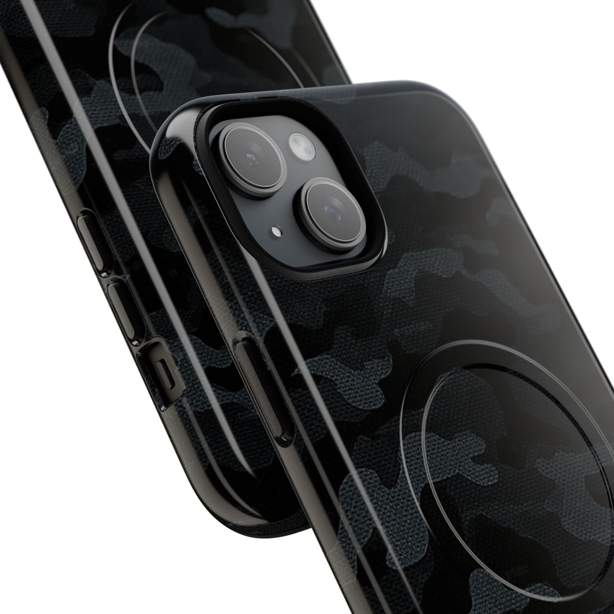 Blackout Urban Camo · Tough 2.0 Magnetic Phone Case for iPhone · Black