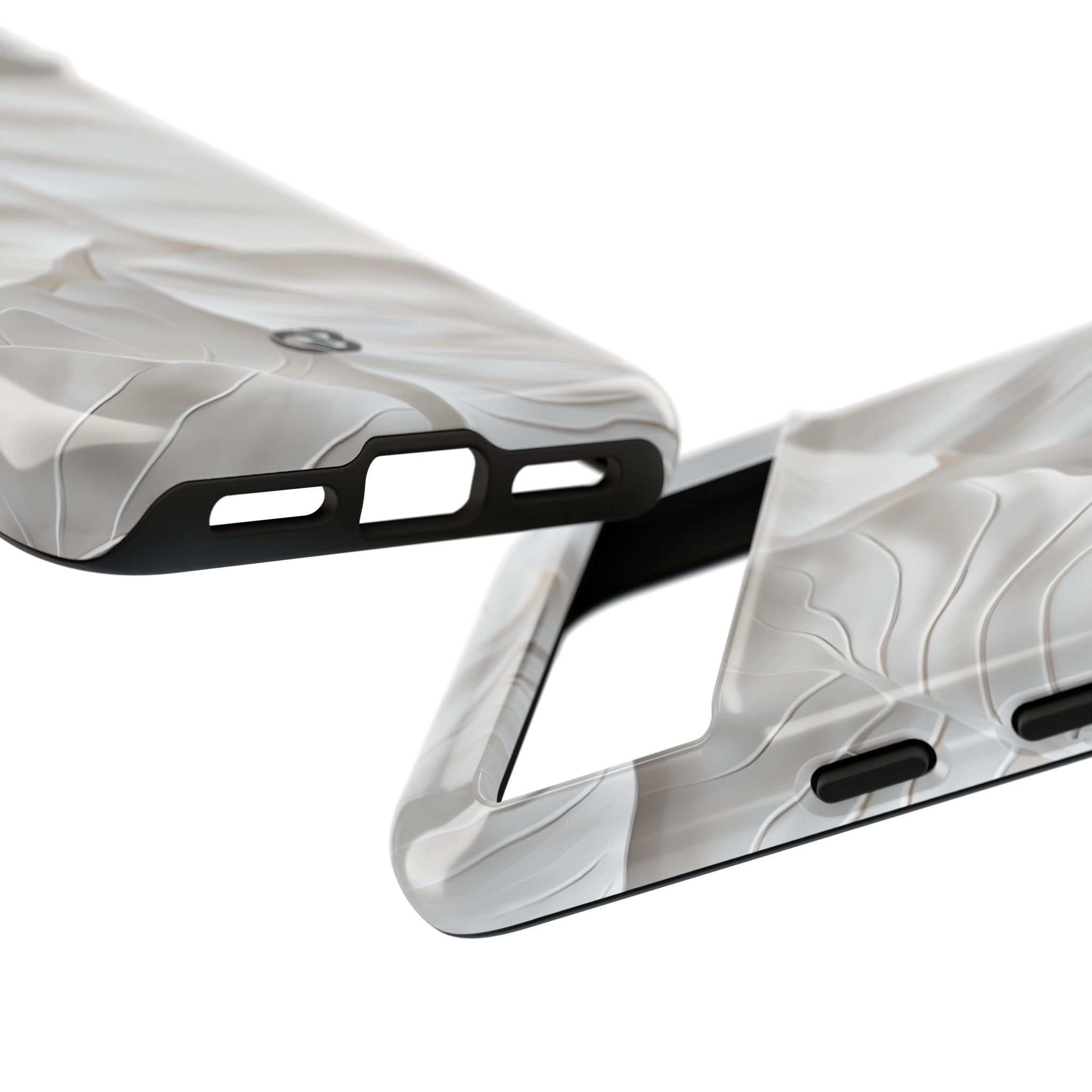 Sculpted Ivory Leaves · Tough Phone Case for Google Pixel