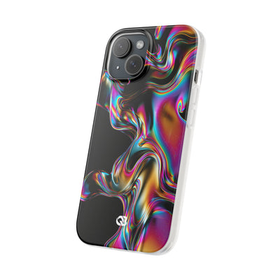 Purple Lite Phone Case for iPhone - Liquid Neon Chrome