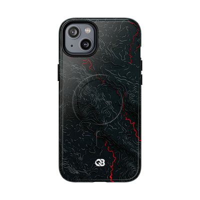 Crimson Rift · Tough 2.0 Magnetic Phone Case for iPhone · Black