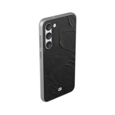 Obsidian Stucco Relief · Lite Phone Case for Samsung · Black