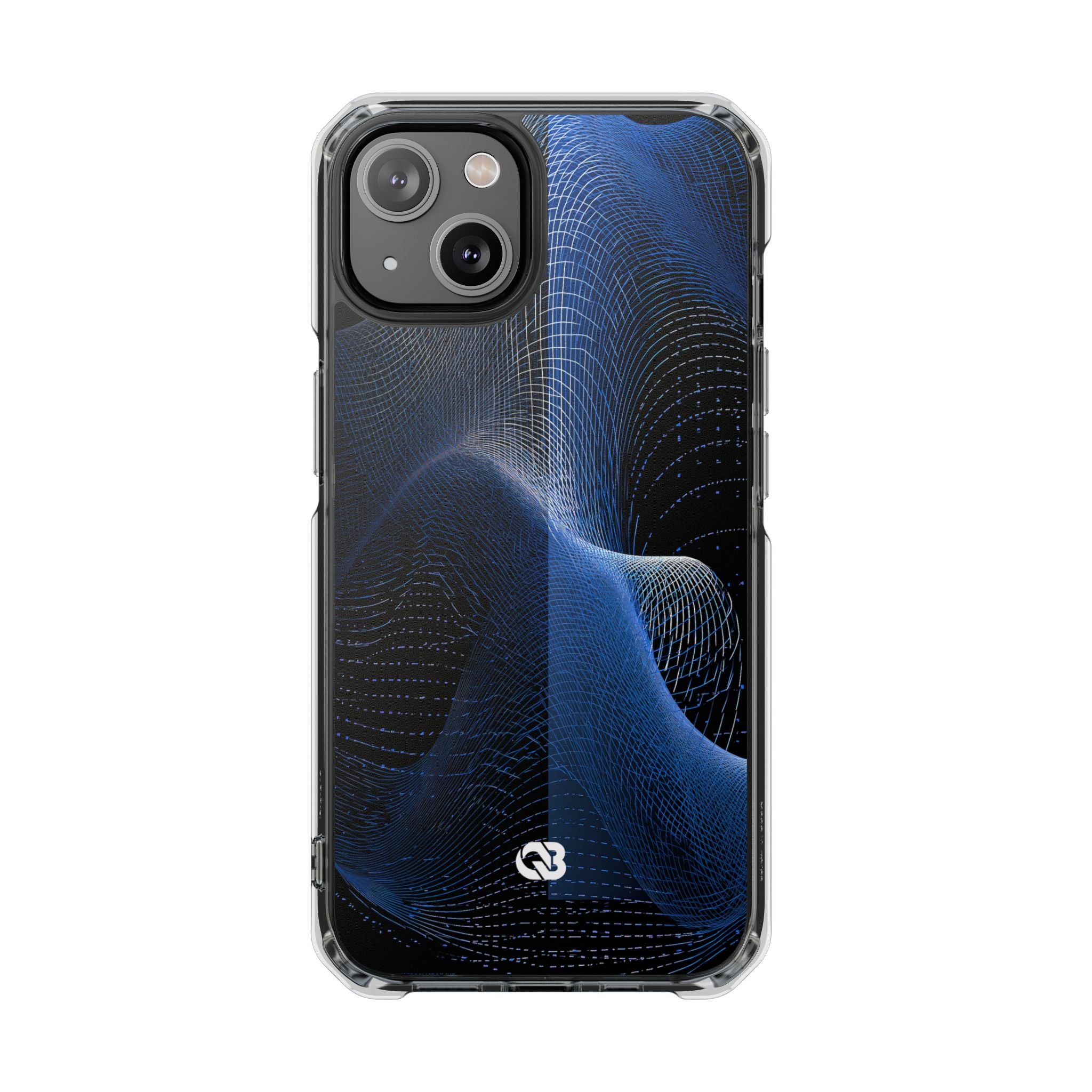 Blue Impact MagSafe Phone Case for iPhone - Electric Blue Flux