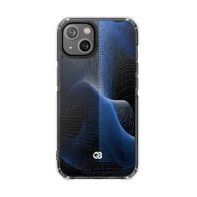 Blue Impact MagSafe Phone Case for iPhone - Electric Blue Flux