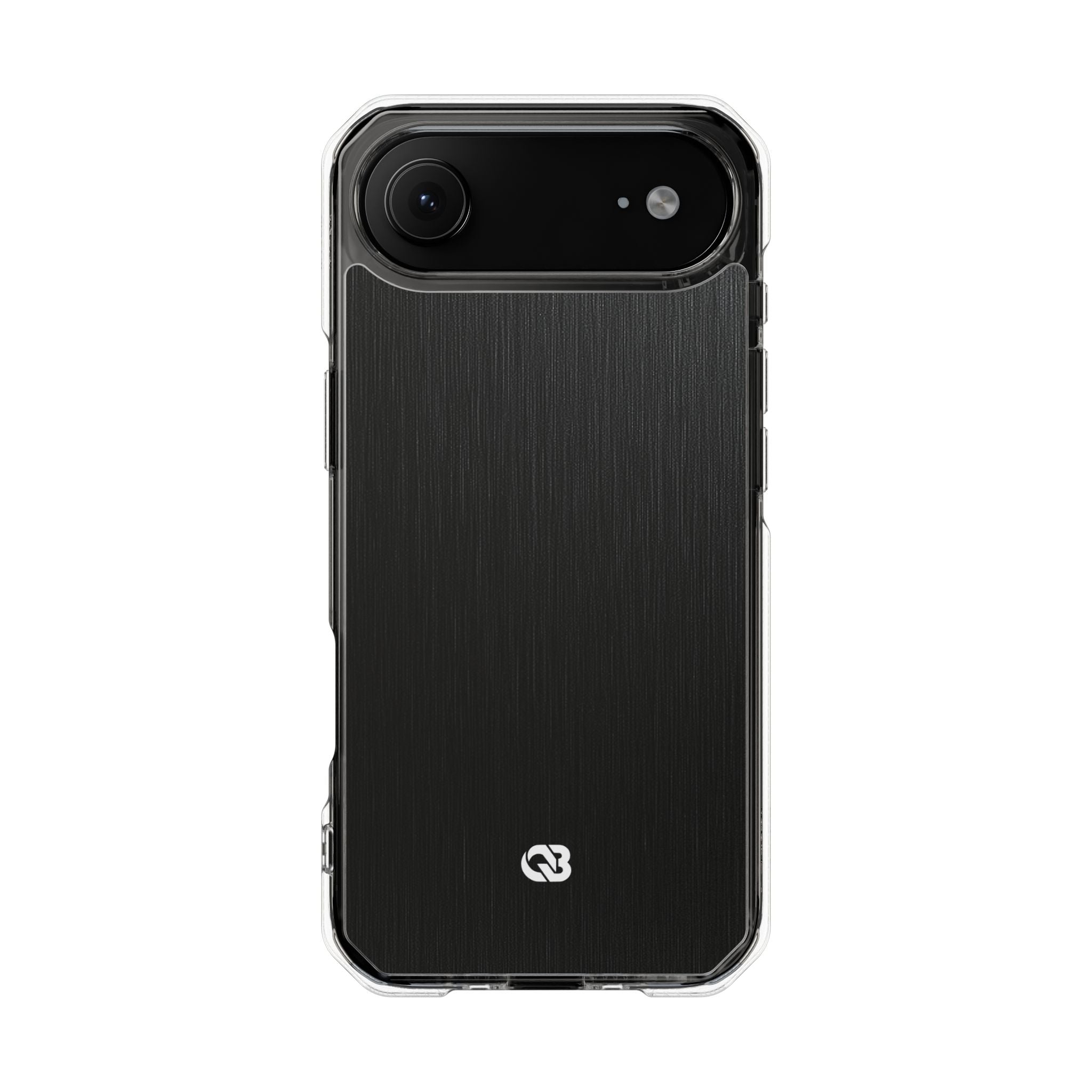 Black Impact MagSafe Phone Case for iPhone - Brushed Obsidian Slate