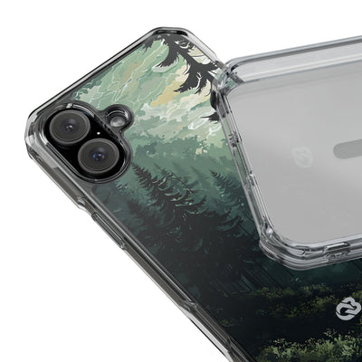 Misty Pine Shadow · Impact Phone Case for iPhone · Magsafe