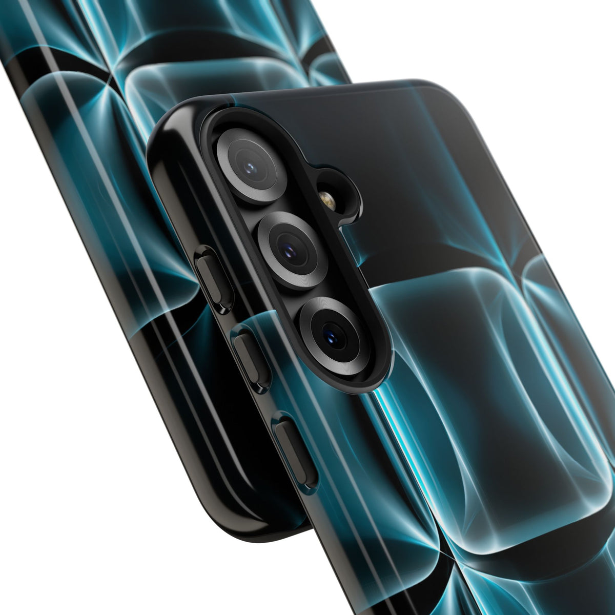 Cyan Core Matrix · Tough Phone Case for Samsung · Blue