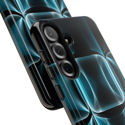 Cyan Core Matrix · Tough Phone Case for Samsung · Blue