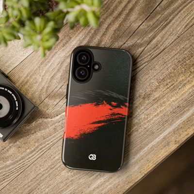 Crimson Raptor Noir · Tough Phone Case for iPhone · Black