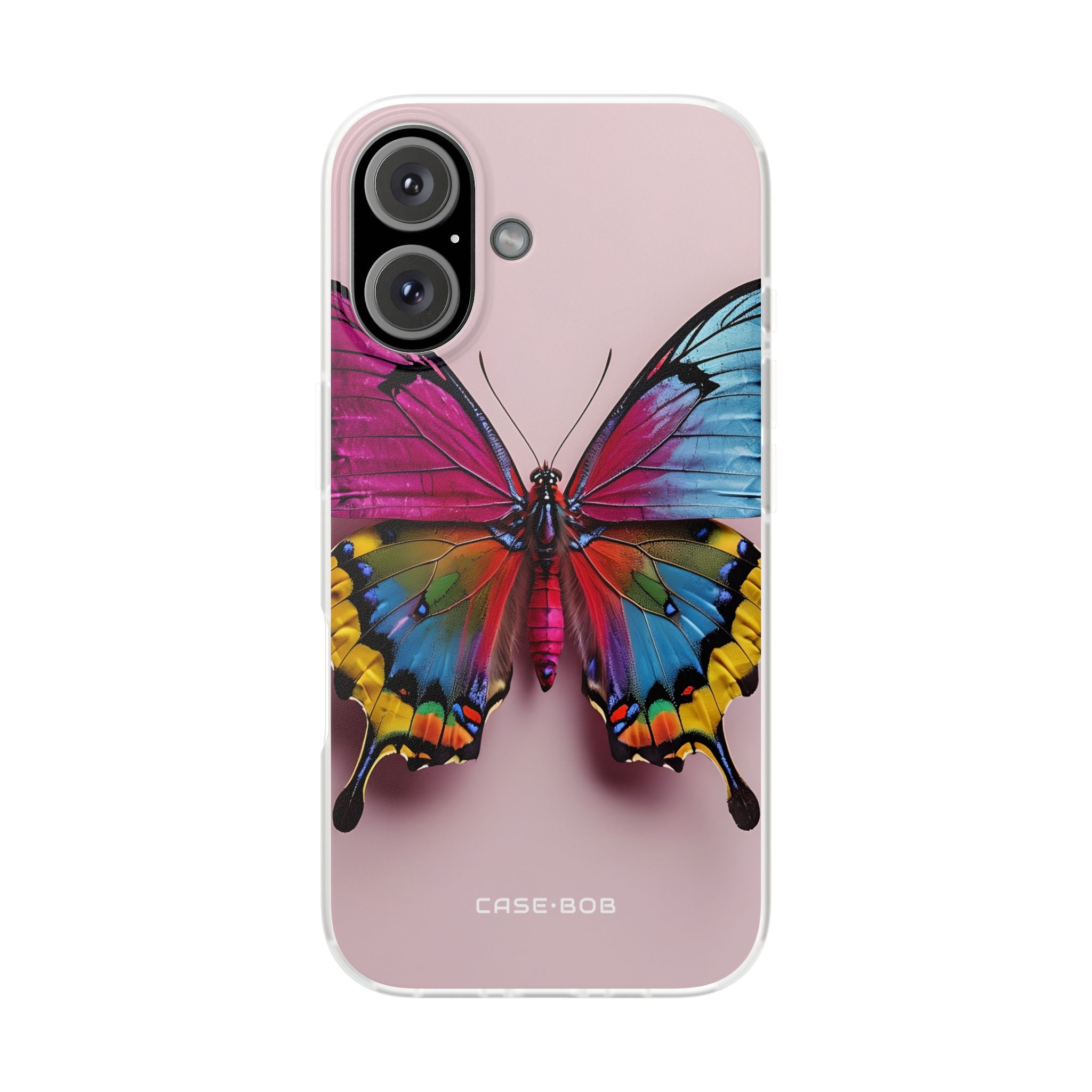 Vivid Butterfly iPhone 16 Case - Soft