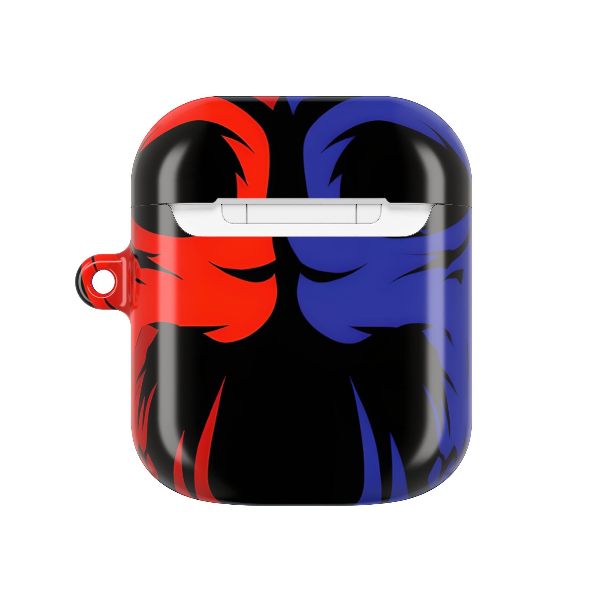 Dual Skulls RedBlue - AirPods Cover