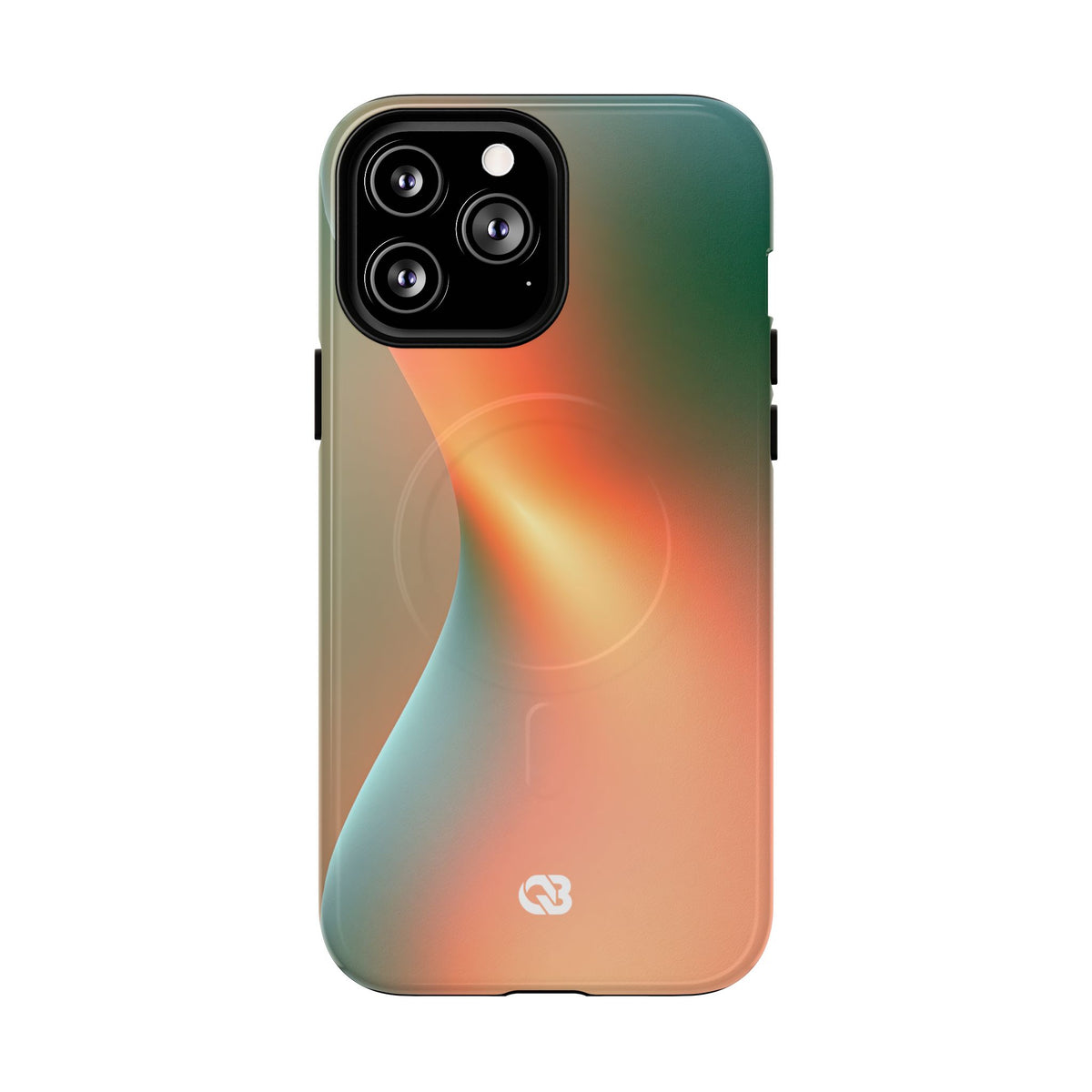 Radiant Contour · Tough 2.0 Magnetic Phone Case for iPhone · Orange
