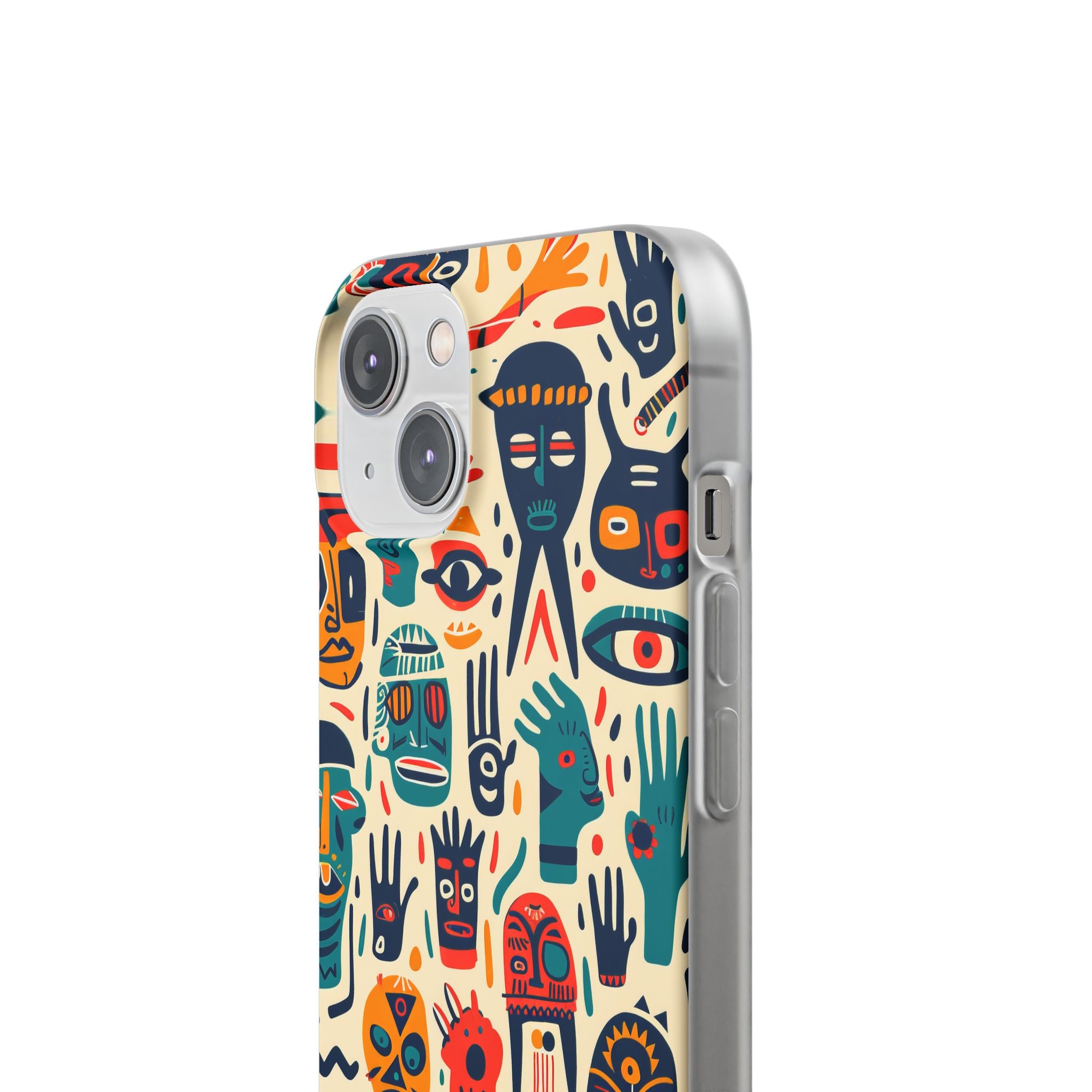 Lebendige Gesichter iPhone 14 Case - Soft